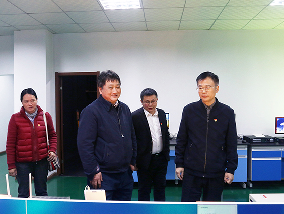 杭州市貿(mào)促會會長鄭榮新一行蒞臨勇電參觀指導！