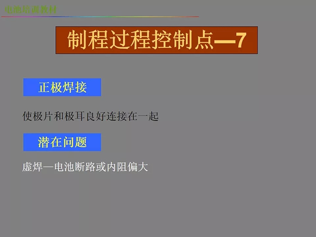 鋰電池廠家詳解：鋰電池生產(chǎn)工藝注意問(wèn)題（圖）