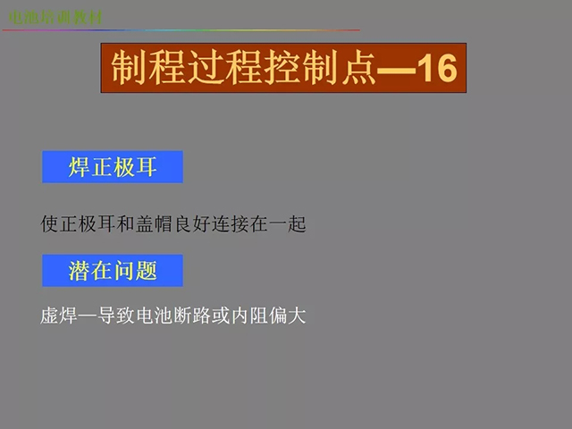 鋰電池廠家詳解：鋰電池生產(chǎn)工藝注意問(wèn)題（圖）