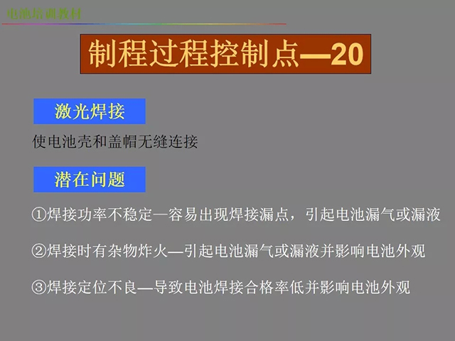 鋰電池廠家詳解：鋰電池生產(chǎn)工藝注意問(wèn)題（圖）